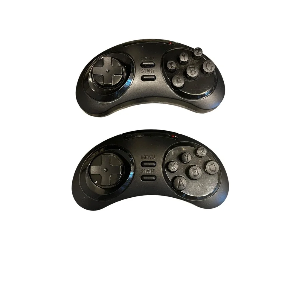 AtGames Sega Genesis Classic Console Wireless Controllers Lion King Sports Game
